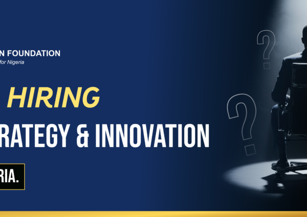 VACANCY FOR THE POSITION OF HEAD, STRATEGY AND INNOVATION