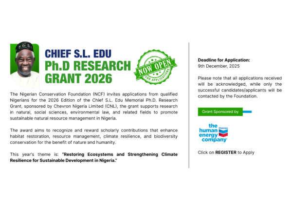 CHIEF S.L. EDU PH. D RESEARCH GRANT CALL 2026